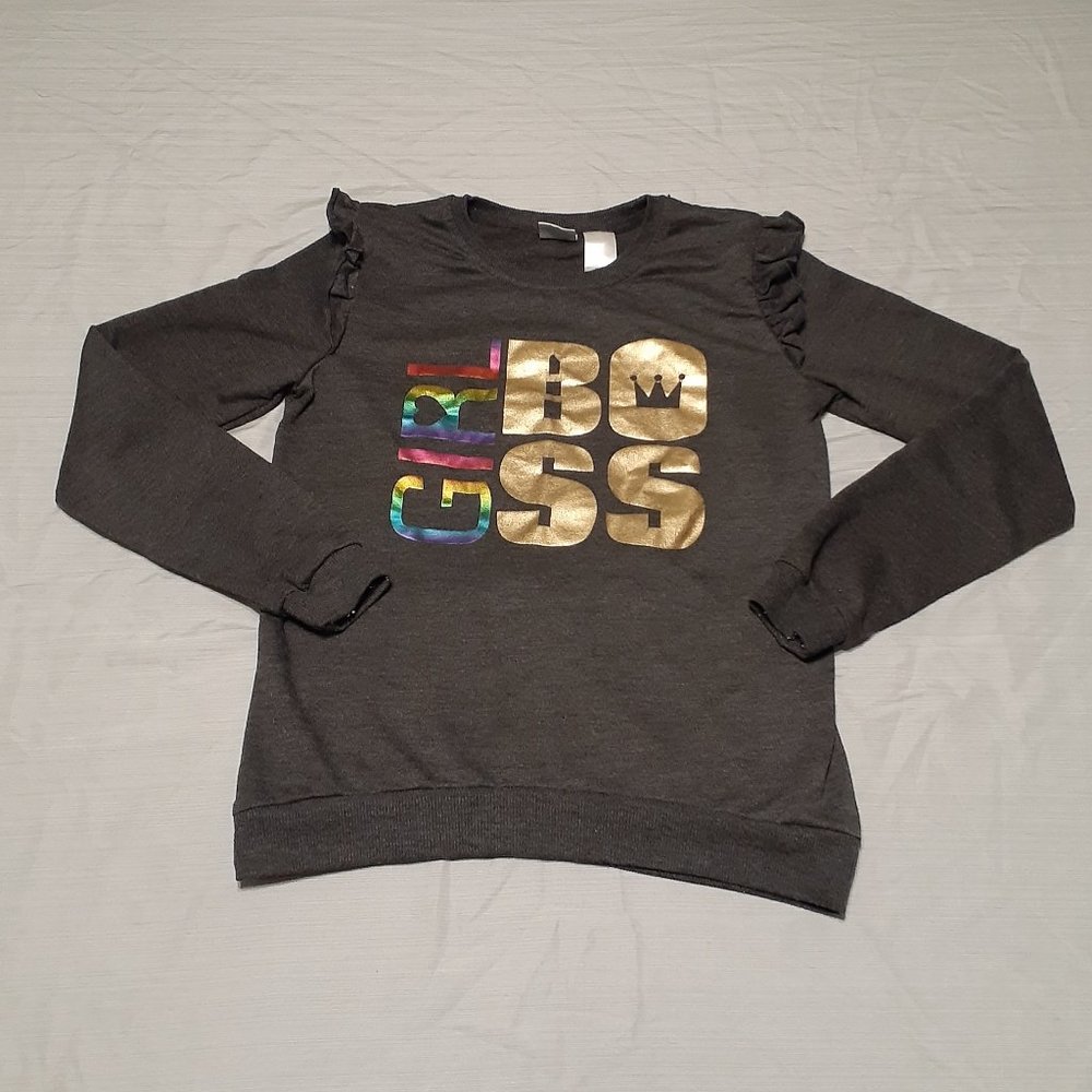 Girls Long Sleeve "Girl Boss" Shirt